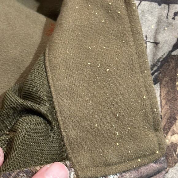 RealTree Scent Factor Mens XXL Camo Full Zip Fleece Lined Jacket - Picture 3 of 11